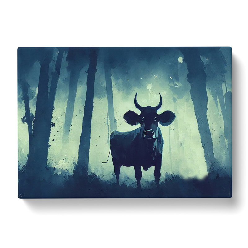 Cow Art Painting Vol.1 - Wrapped Canvas, 35cm H x 50cm W x 3cm D