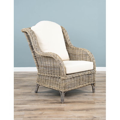 Keyes Patio Dining Armchair with Cushion