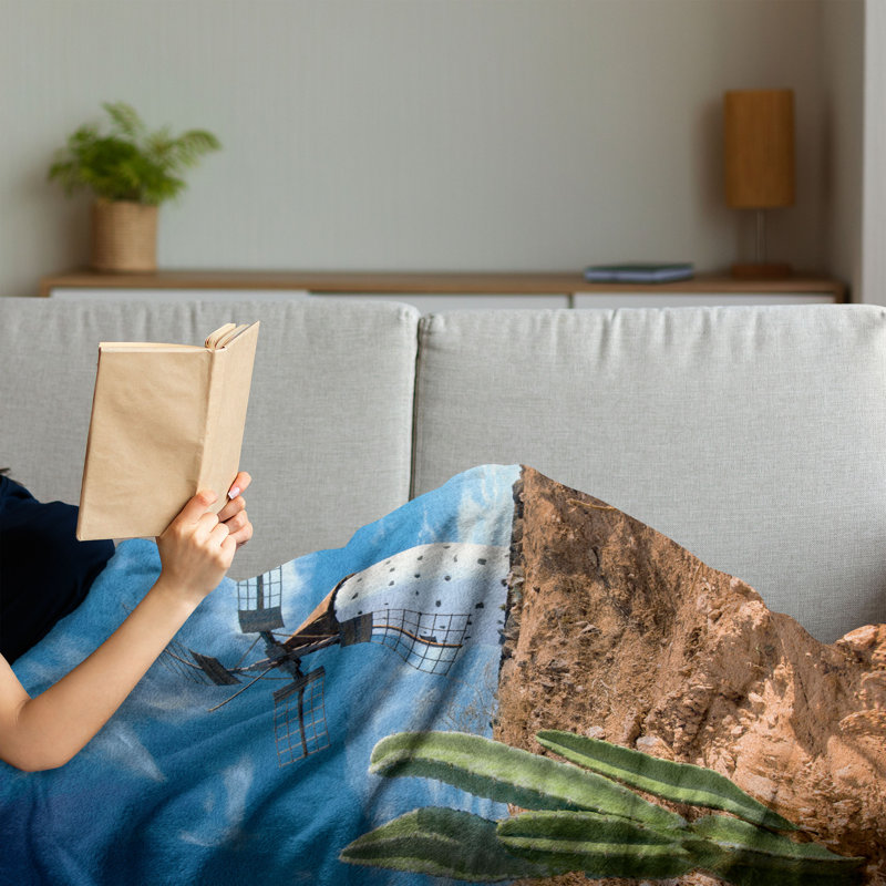 Hand Woven Throw Blanket, 60" x 80"