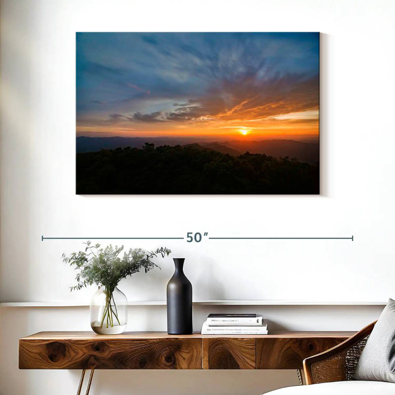 Alvord Gorgeous Georgia Sunset, 26" H x 39" W