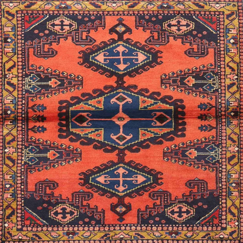 Adamczyk Oriental Indoor Rug, Round 4'