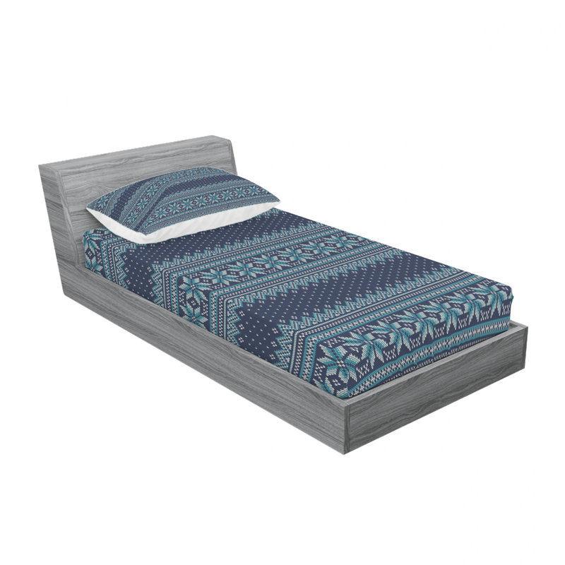 Microfiber Sheet Set, Twin Sheet Set with Fitted Sheet