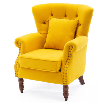 74.93Cm Wide Tufted Wingback Chair