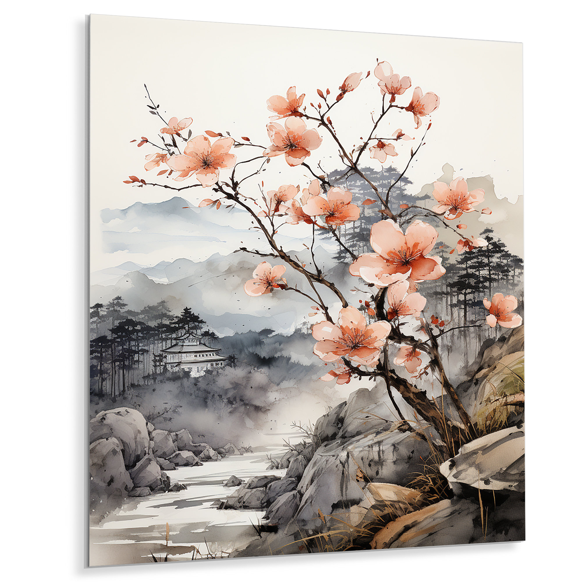 Winston Porter Asian Art Fantasy Sumi I On Metal Print | Wayfair