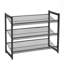 12 Pair Stackable Shoe Rack
