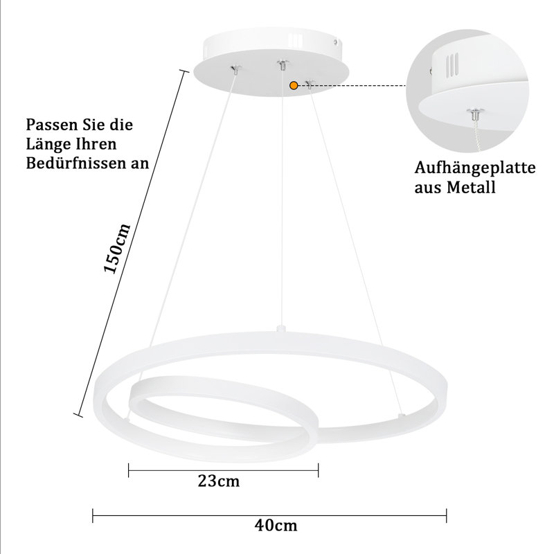 Altherr 1 - Light Novelty Pendant, Weiß
