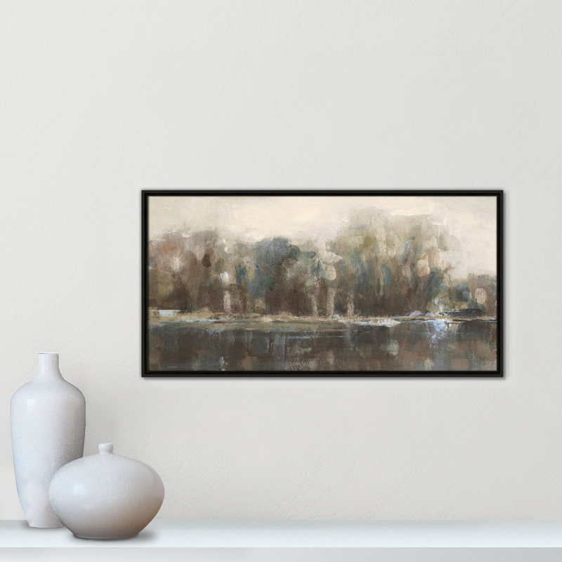 «Daily Reflections I - Landscape Version Print» par Carol Robinson, H 19,5 po x l 37,5 po, Espresso