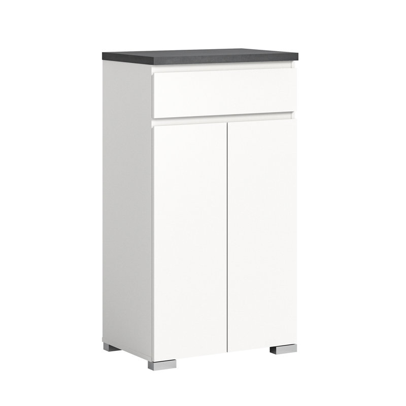 Shoelove Shoe Cabinet, Black/White