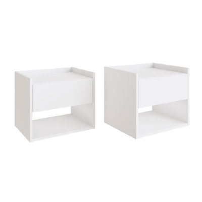 Beare 43cm W Manufactured Wood Bedside Table