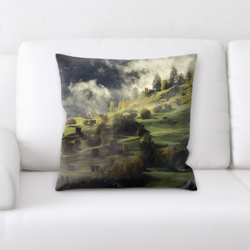 Housse et insert de coussin carré Landscape