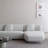 Sectional with Pillow Back,Free Assembly