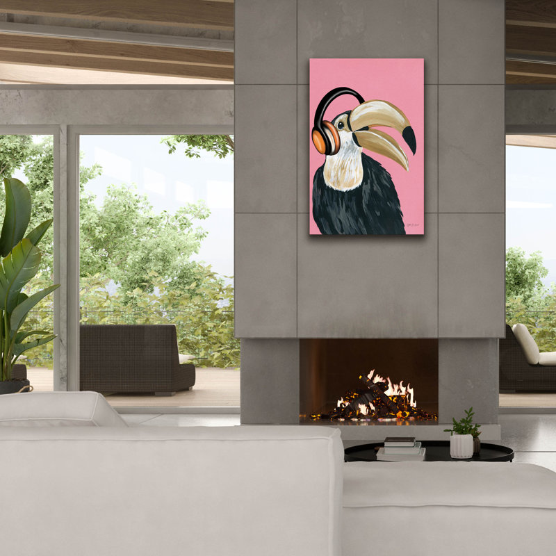 «Wild 1» par Yvette St. Amant, art mural sur toile, H 40 po x l 26 po x P 1,5 po