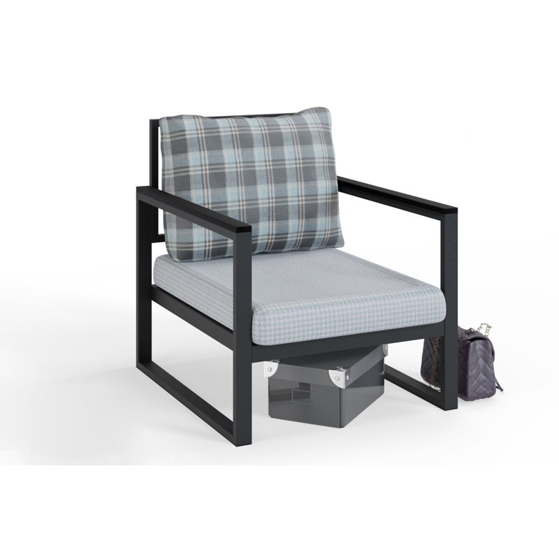Anibella Patio Dining Armchair with Cushion