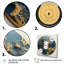 Disque vinyle doré et vert Melody III - Disques vinyle, art mural-799631908-799631909