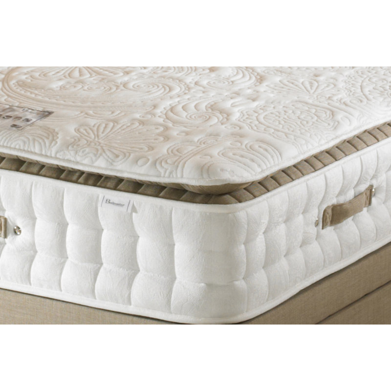 White Noise Pillow Top Pocket Sprung Mattress, Single (3')