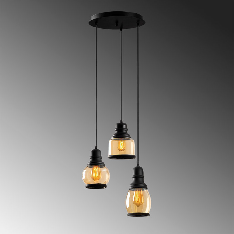 Luminaire suspendu en pot 3 lumières
