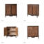 Arshawn Traditional Solid Wood 2 - Door Accent Cabinet With Simple Assembly-1250392357