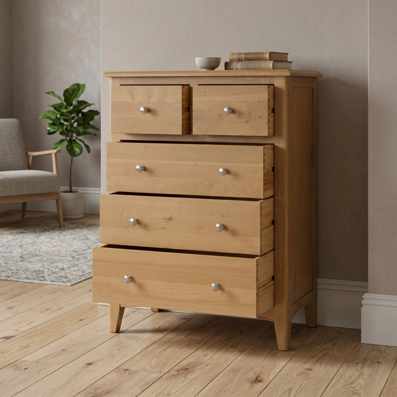 Censu Brackman Oak 2 Over 3 Chest