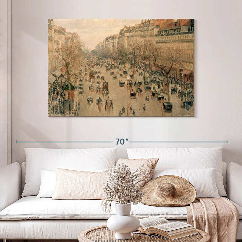Sirci Boulevard Montmartre à Paris, H 32 po x l 48 po