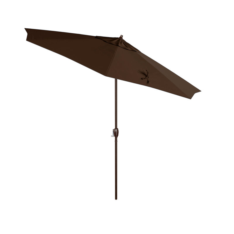 Murrey 108'' Market Sunbrella® Umbrella, Canvas Bay Brown Sunbrella® Canvas