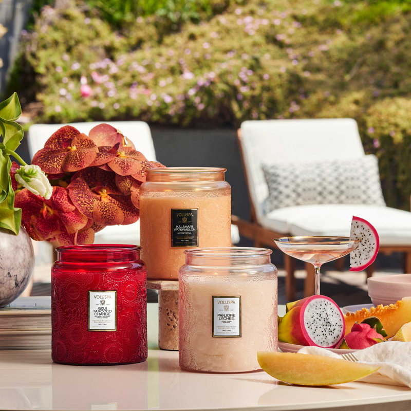 Goji Tarocco Orange Luxe Jar Candle