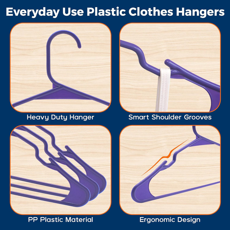 Cintre standard en plastique