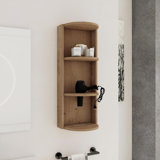 12" Bathroom Wall-Mounted Storage Rack, Float Mounting Design,(KD-Packing)