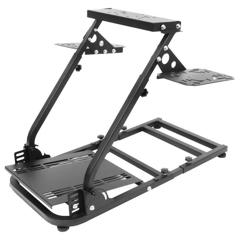 Anman Flight Simulator Bracket Racing Simulator Stand, Not Include Steering wheel & Wheels & Pedals and Shifter Handbrake