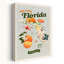Floride, rétro, alligator, flamant rose, plage, art mural tropical-129478708
