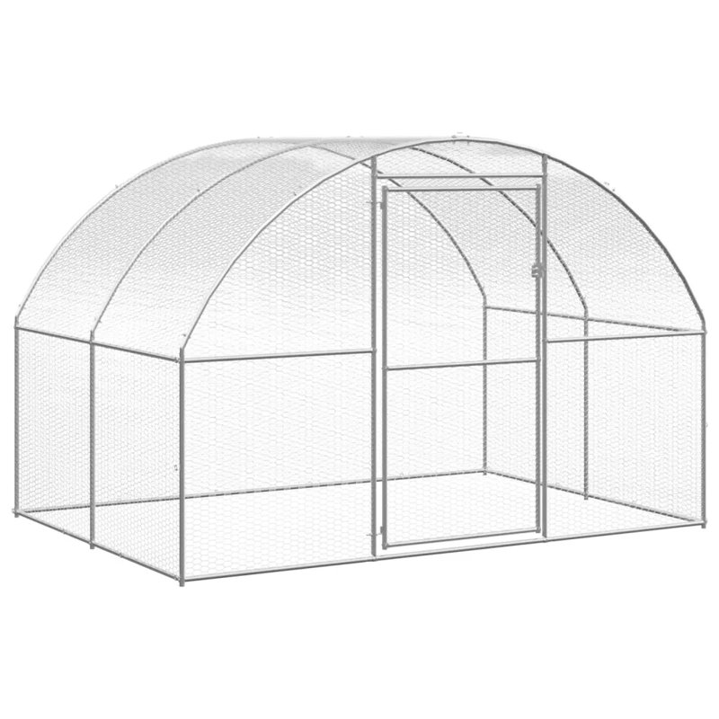 Periheli Chicken Coop with Chicken Run, 200cm H x 300cm W x 1600cm D
