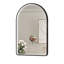 Miroir de salle de bain à DEL avec lumières, miroir de salle de bain arqué avec antibuée, température de 3 couleurs, fonction de mémoire, à intensité variable-33203116-33203119