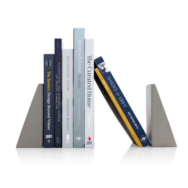 Serre-livres anti-dérapants Aaru, Gris
