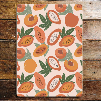 Papaya and Peach Wall Décor
