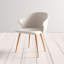 Chaise avec accoudoirs rembourrée Bardot-1054302995