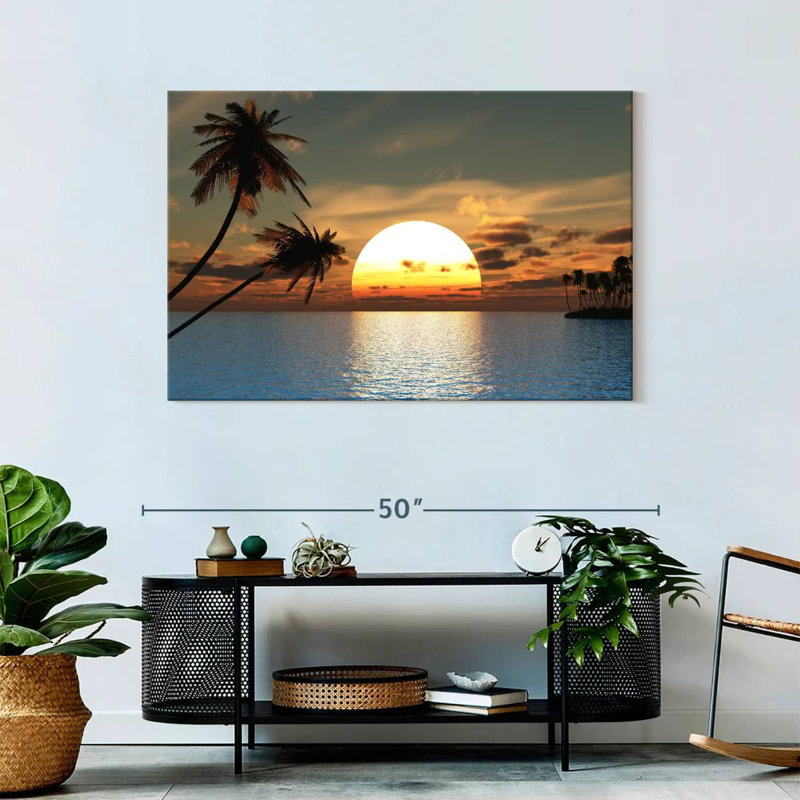 Gillard Ocean Palms Sundown, 30" H x 45" W