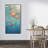 Surface tension - 24"x48" Framed canvas