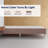 14-Inch Premium Kauly Material Wood Bed Frame, Comfortable Foundation with Acrylic Legs-88868864-88868853