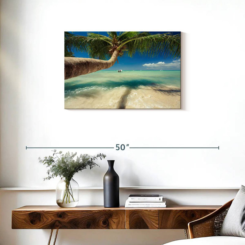 Gillard Caribbean Beach Palm Tree, 20" H x 30" W