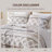 Full/Queen 3-Piece Reversible Cotton Quilt Set