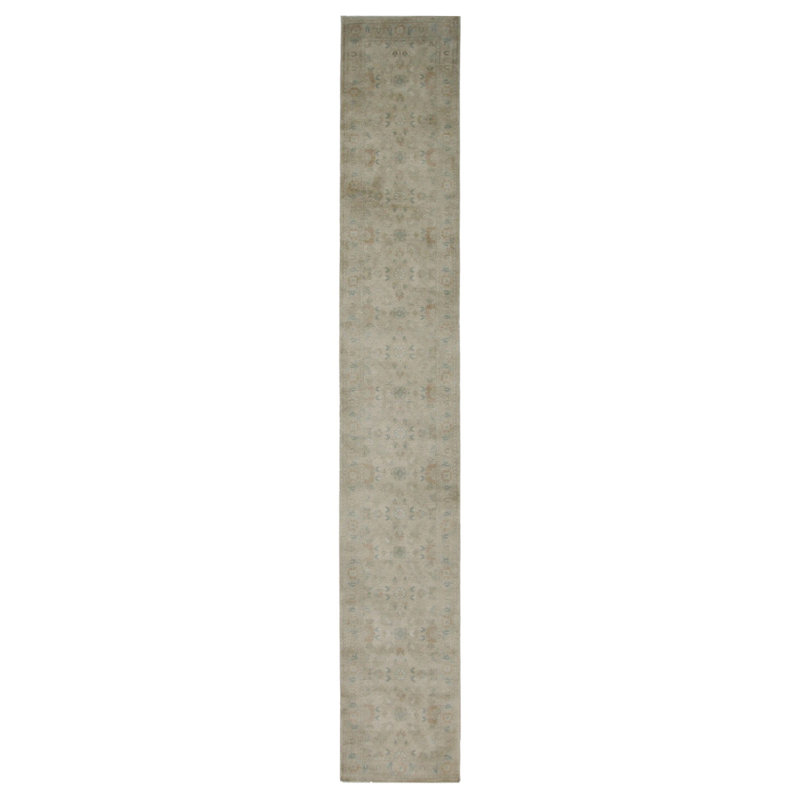 Davey Hand Knotted 3x17 Ivory Runner