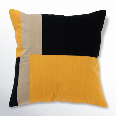 Enza 100% Cotton Poly Filled Throw Pillow