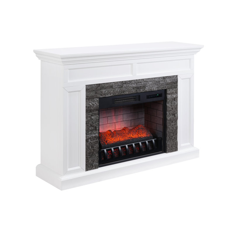 48IN MARBLE STONE MANTEL FIREPLACE