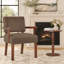 Ensemble de fauteuils d'appoint en chenille de 32,6 po de hauteur pour salon Soave Soave-2116328803