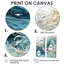 Décoration murale océan vague liquide - Turquoise-1358762736-1358762739-1358762731