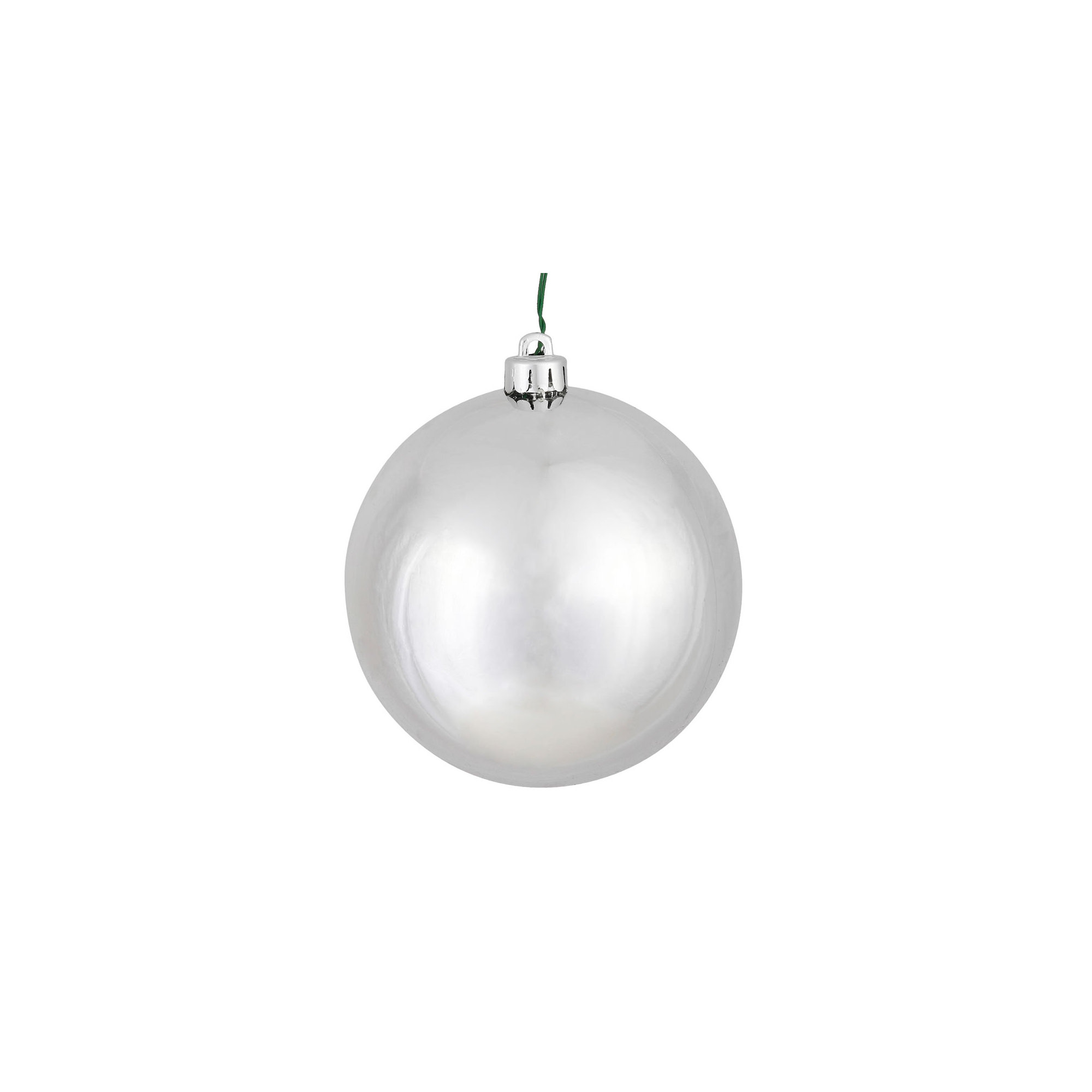 Holiday Décor Ball Ornament, Silver.