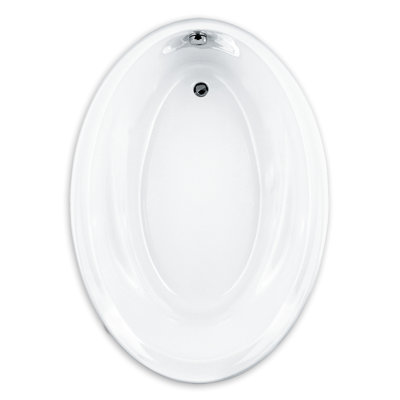 Savona 60'' x 42.25'' Soaking Fiberglass Bathtub