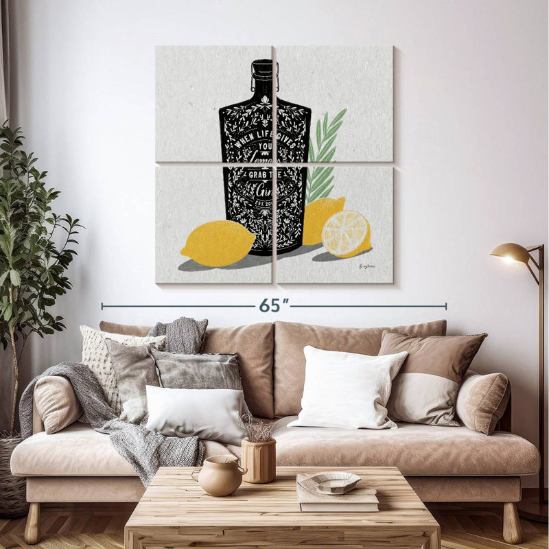 Tergel Fruity Spirits Gin, 45" H x 45" W