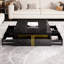 Table basse moderne avec rangement à 4 tiroirs 43,3 po Modern