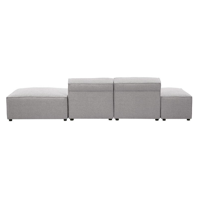 Renice 4 Seater Sofa, Grey