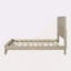 Solid Wood Bed Frame With Headboard,Tall Headboard Wood Bed ,No Box Spring Needed-1072216561